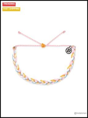 Handmade Braided Boho Bracelet Waterproof Adjustable Wax-Coated String